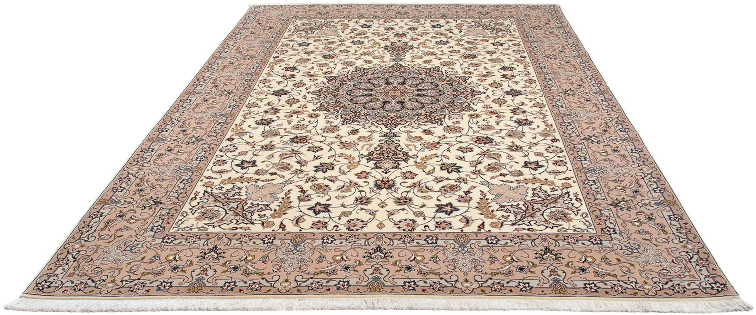 morgenland Orientteppich »Perser - Täbriz - Royal - 306 x 202 cm - beige«, günstig online kaufen