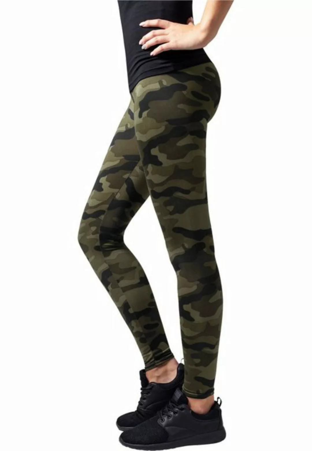 URBAN CLASSICS Leggings TB1331 - Ladies Camo Leggings wood camo XS günstig online kaufen