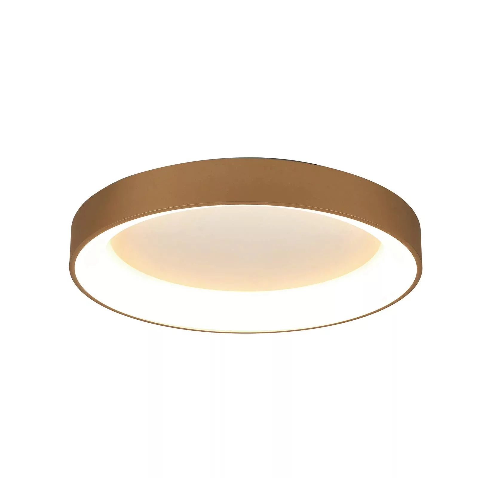 LED-Deckenlampe Niseko II CCT Fernbedienung Ø78cm goldfarben günstig online kaufen