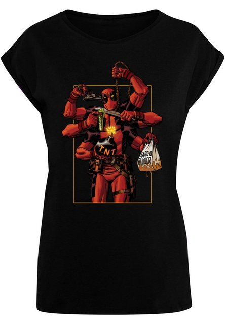 ABSOLUTE CULT T-Shirt ABSOLUTE CULT Damen Ladies Deadpool - Six Ways To T-S günstig online kaufen