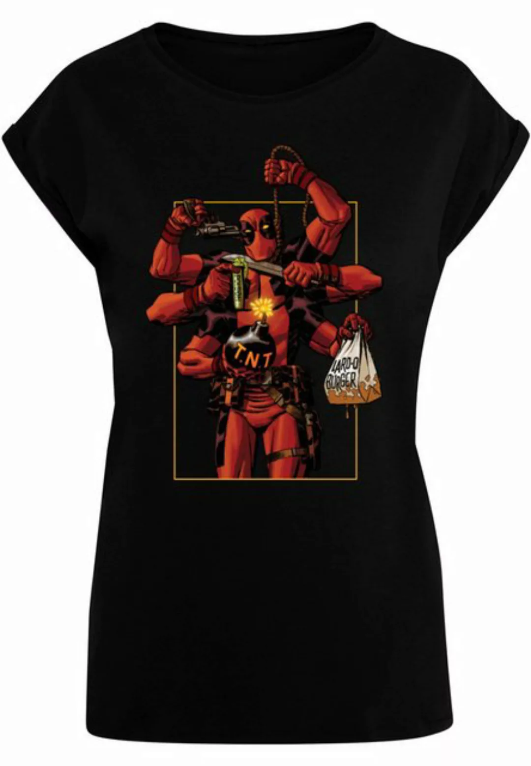 ABSOLUTE CULT T-Shirt ABSOLUTE CULT Damen Ladies Deadpool - Six Ways To T-S günstig online kaufen