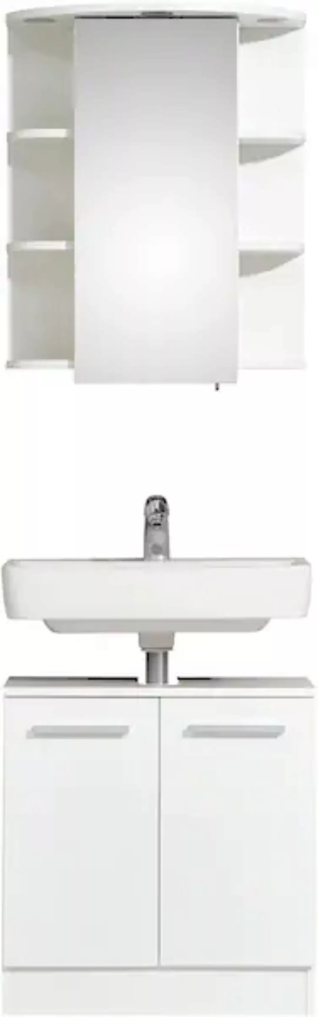 Saphir Badmöbel-Set "Quickset 335 2-teilig, Waschbeckenunterschrank mit LED günstig online kaufen
