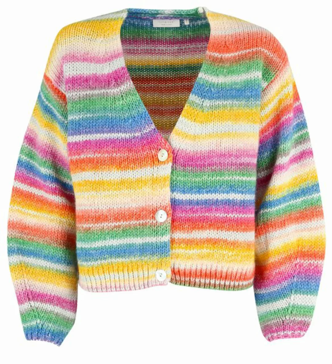 Rich & Royal Strickpullover Cardigan space dye yarn günstig online kaufen