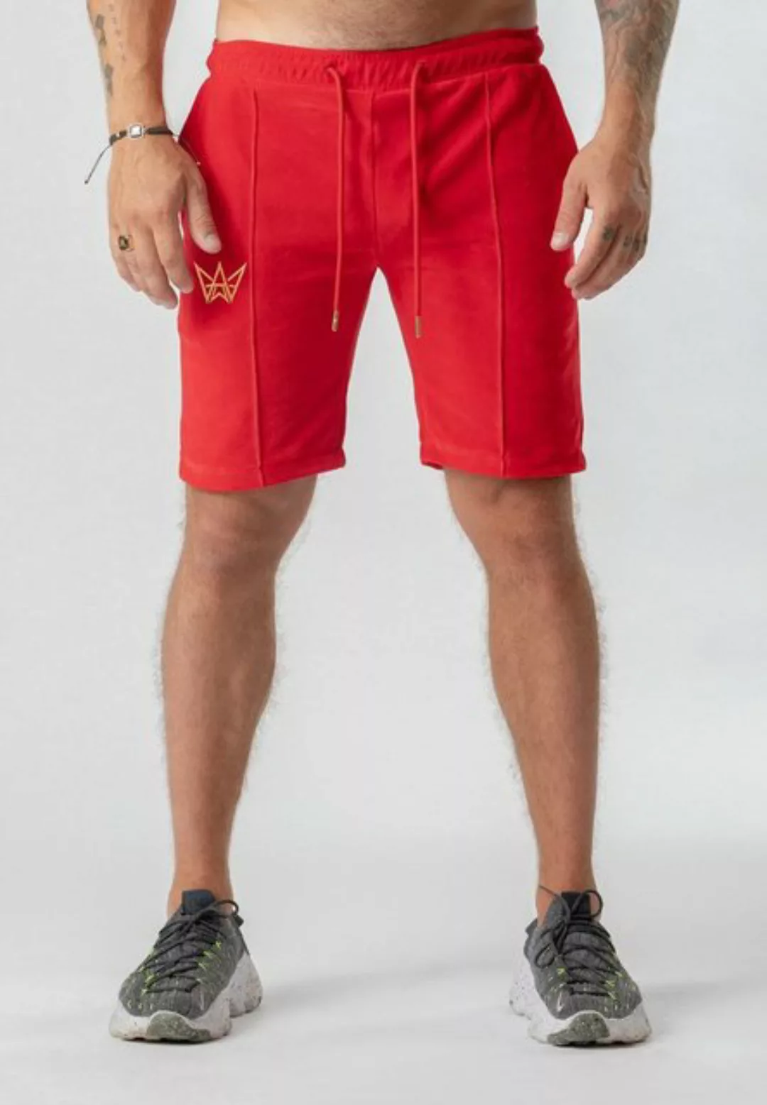 TRES AMIGOS Funktionsshorts Weiche Velours-Shorts mit Komfortbund günstig online kaufen