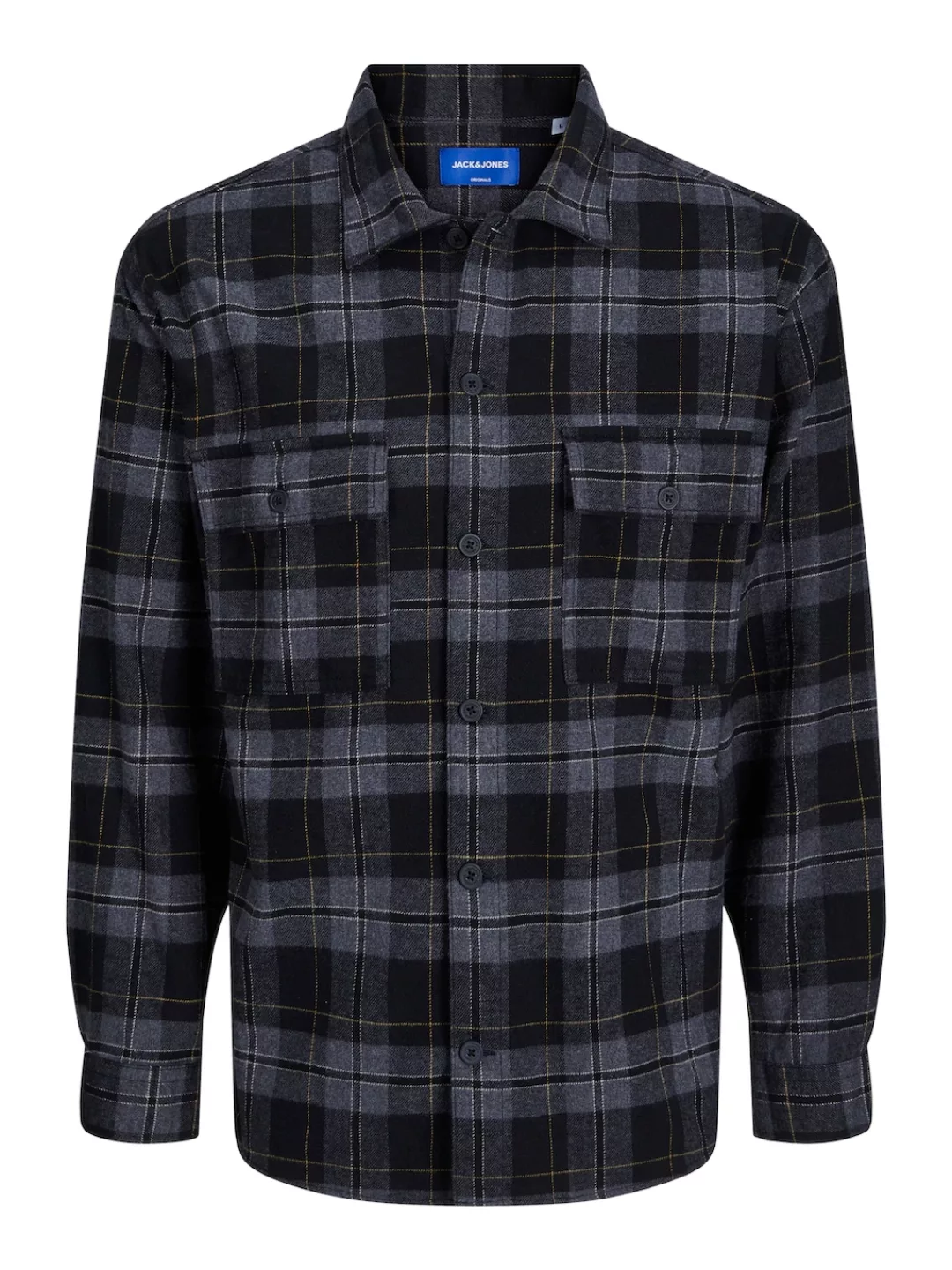 Jack & Jones Langarmhemd JORBLAFRI CHECK OVERSHIRT LS BF mit Brusttaschen günstig online kaufen