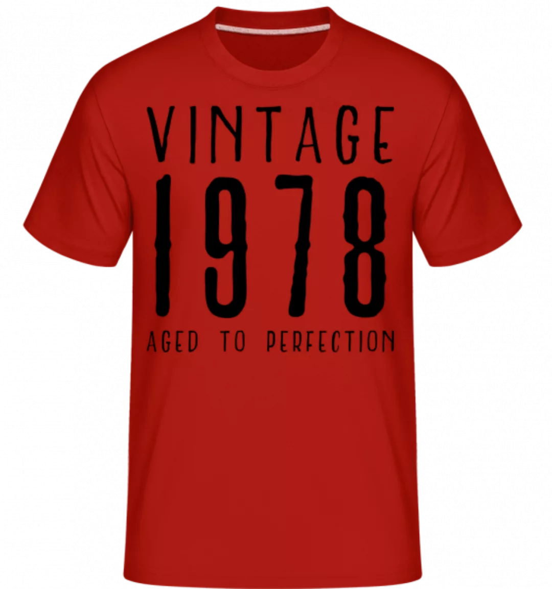 Vintage 1978 Aged To Perfection · Shirtinator Männer T-Shirt günstig online kaufen