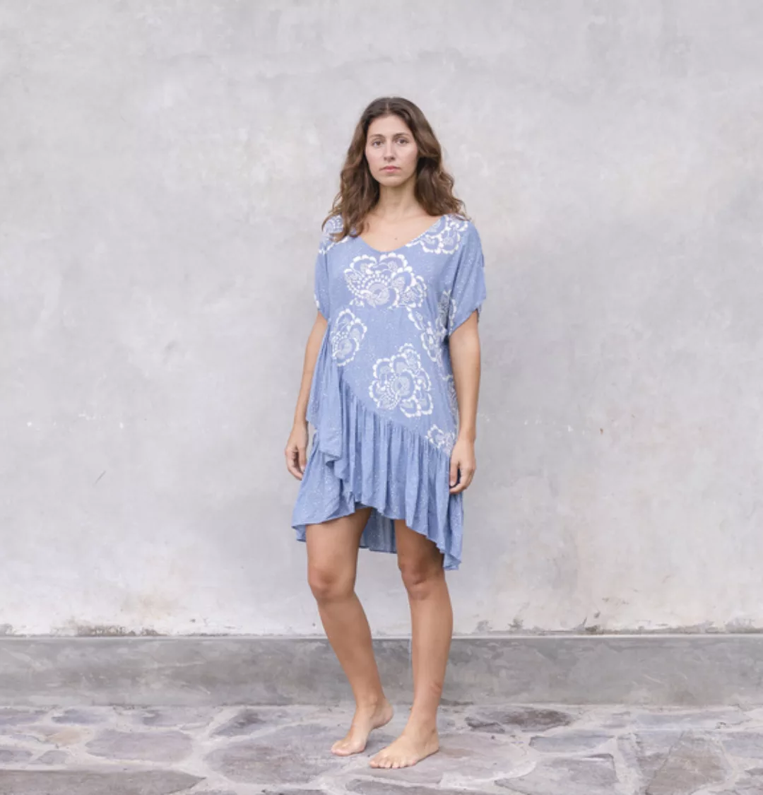 Louisa - Damen - Leichtes Sommerkleid - Hellblau günstig online kaufen