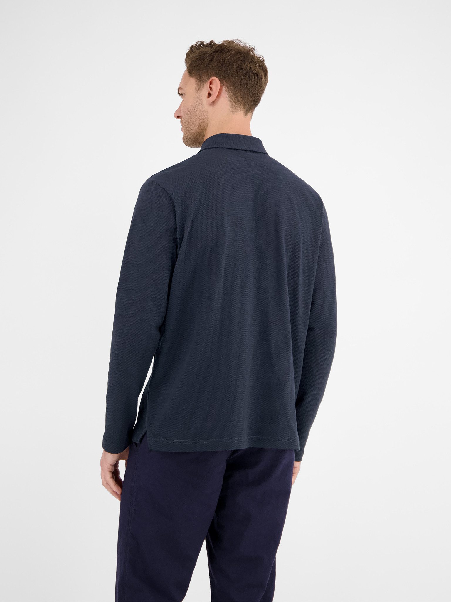 LERROS Langarm-Poloshirt mit Logo Stickerei günstig online kaufen