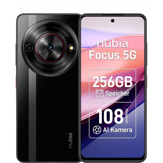Nubia Focus 5G Smartphone (16,76 cm/6,6 Zoll, 256 GB Speicherplatz, 108 MP günstig online kaufen