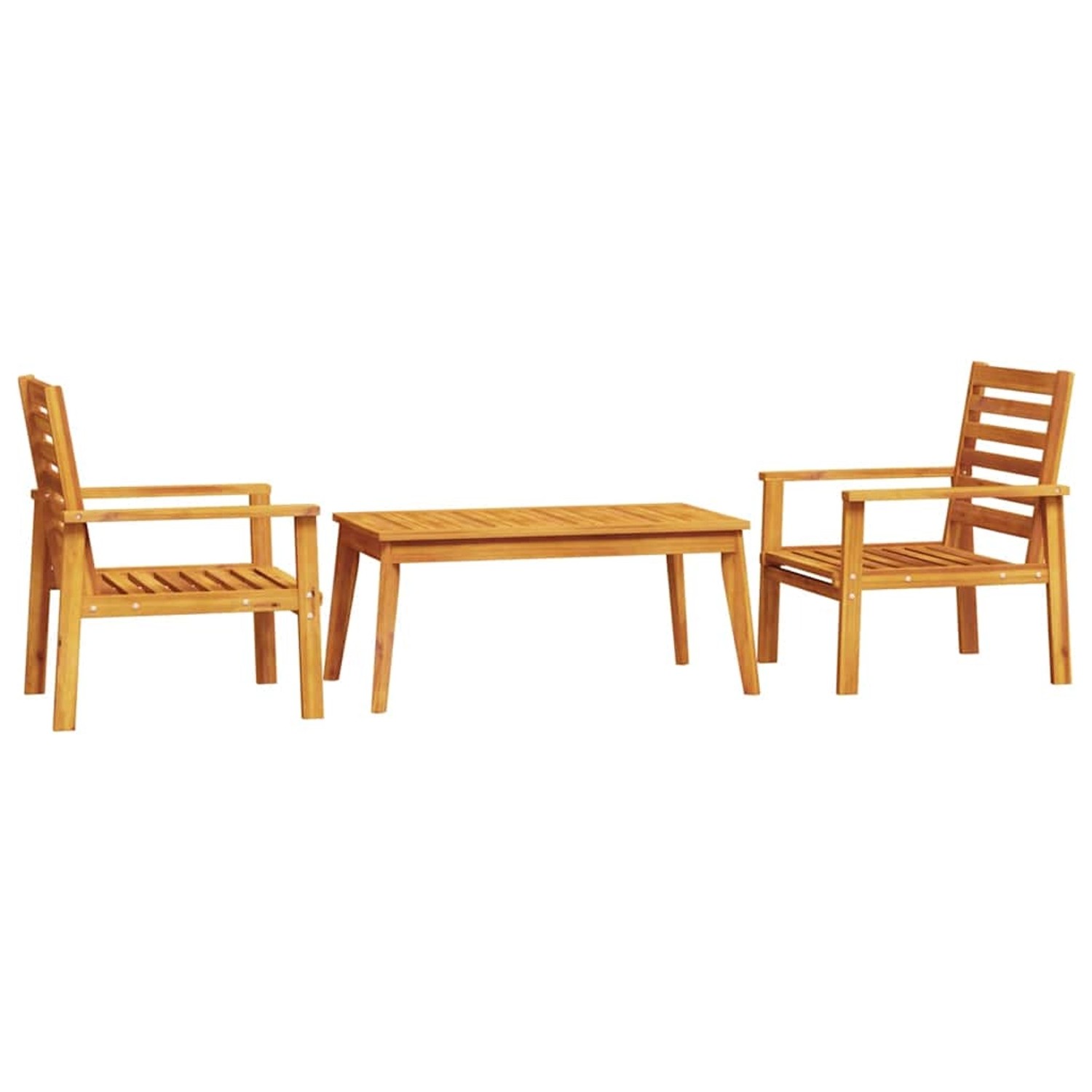 vidaXL 3-Tlg Garten-Lounge-Set Massivholz Akazie 3211806 günstig online kaufen