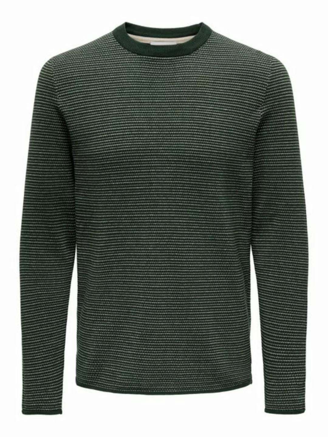 ONLY & SONS Strickpullover Pullover Rundhals Langarm Sweater 7819 in Grün-4 günstig online kaufen