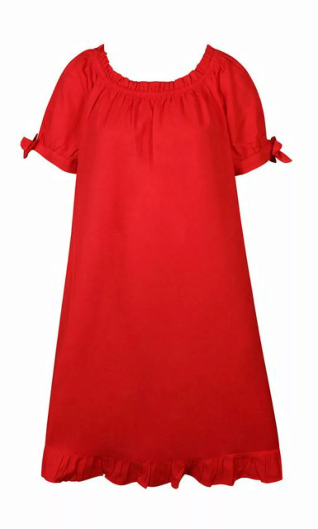 ZE-ZE Nordic Shirtkleid Leinenkleid Sonia red günstig online kaufen