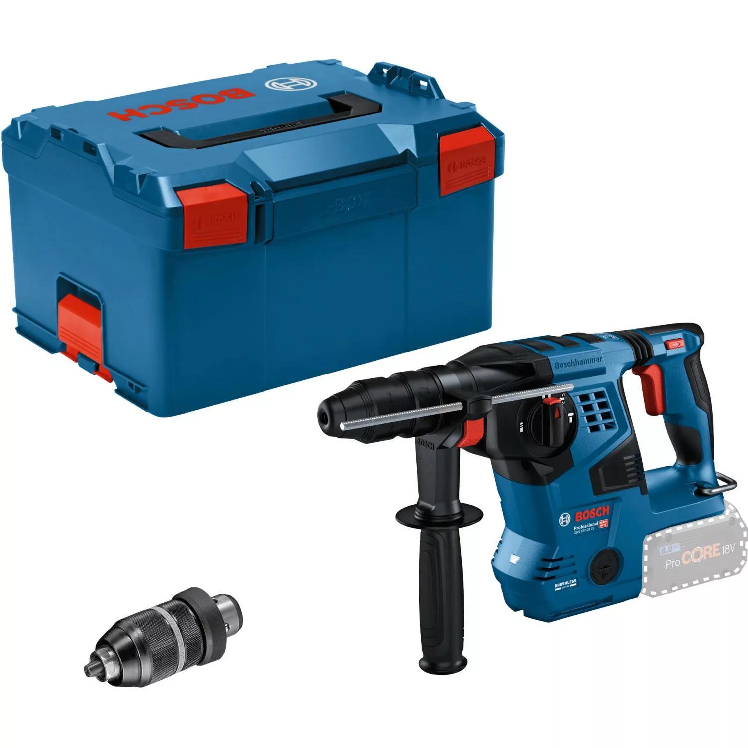 Bosch Professional Akku-Bohrhammer GBH 18 V-28 CF in L-Boxx günstig online kaufen