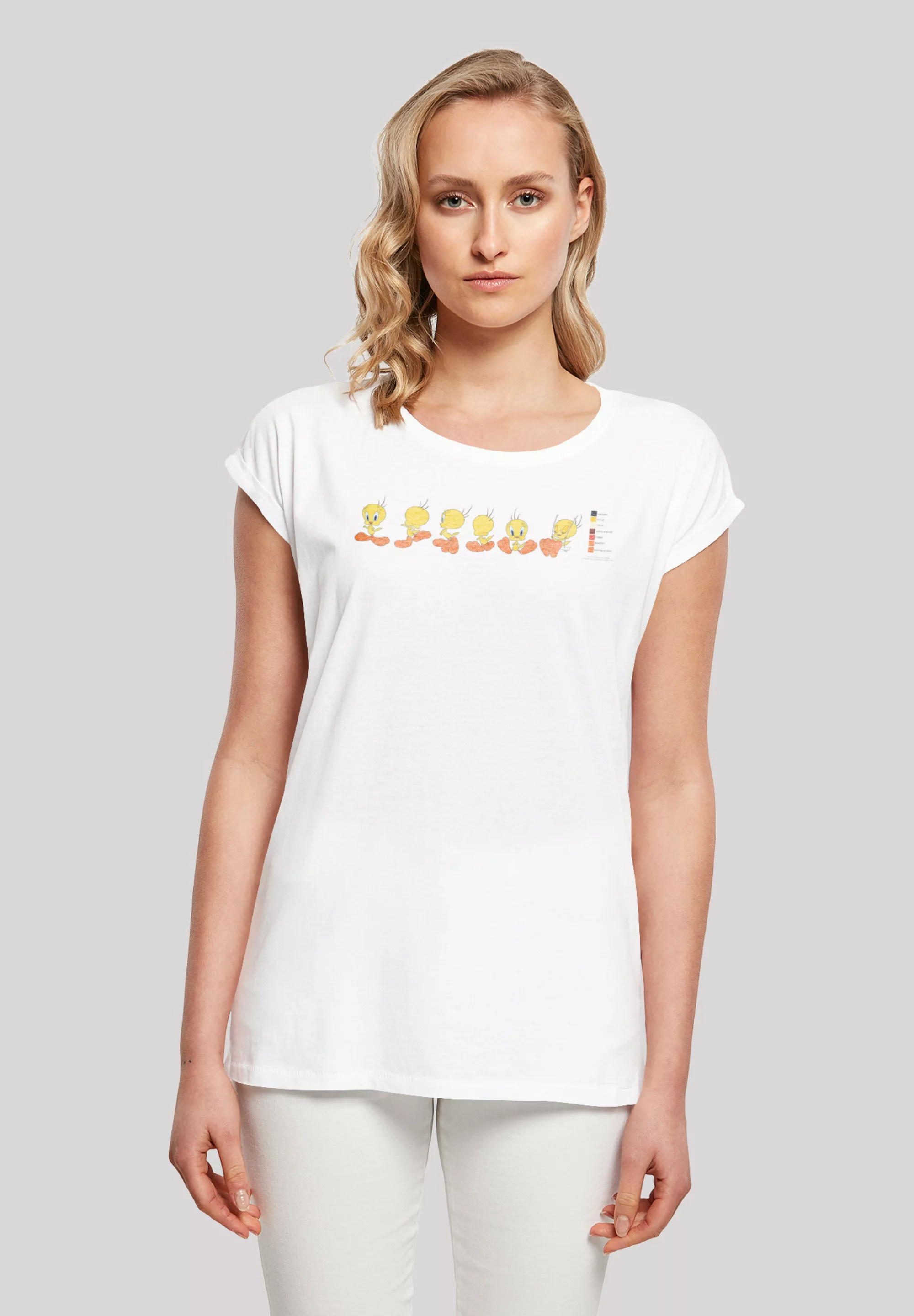 F4NT4STIC T-Shirt "Looney Tunes Tweety Pie Colour Code" günstig online kaufen