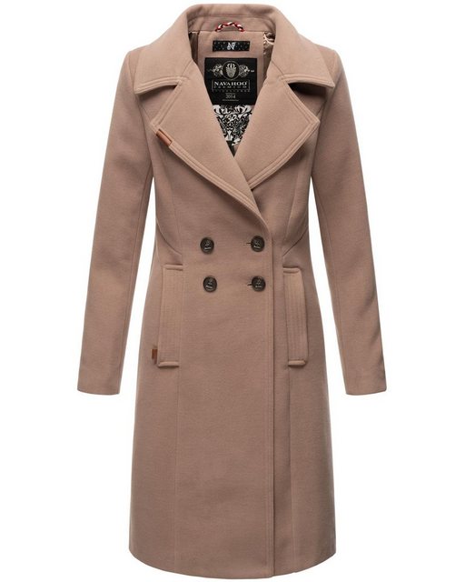 Navahoo Wintermantel "Wooly", edler Damen Trenchcoat in Wollmantel-Optik günstig online kaufen