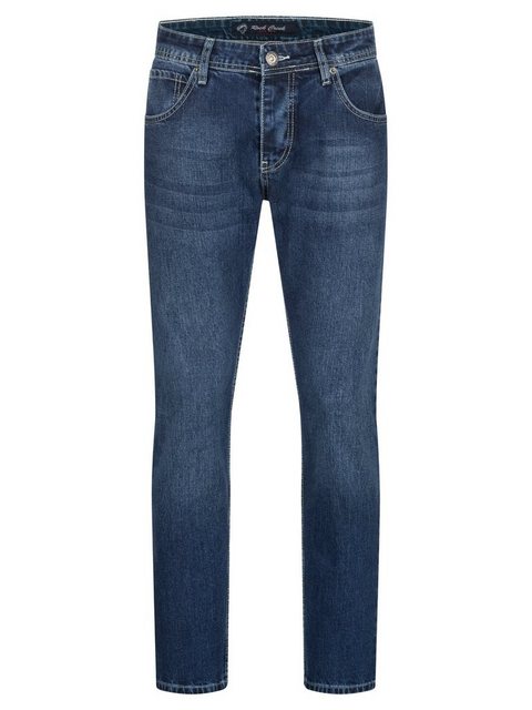 Rock Creek Regular-fit-Jeans Herren Jeans Stonewashed Blau RC-2402 günstig online kaufen