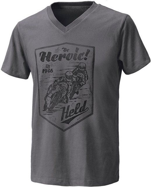 Held Biker Fashion T-Shirt Be Heroic T-Shirt günstig online kaufen