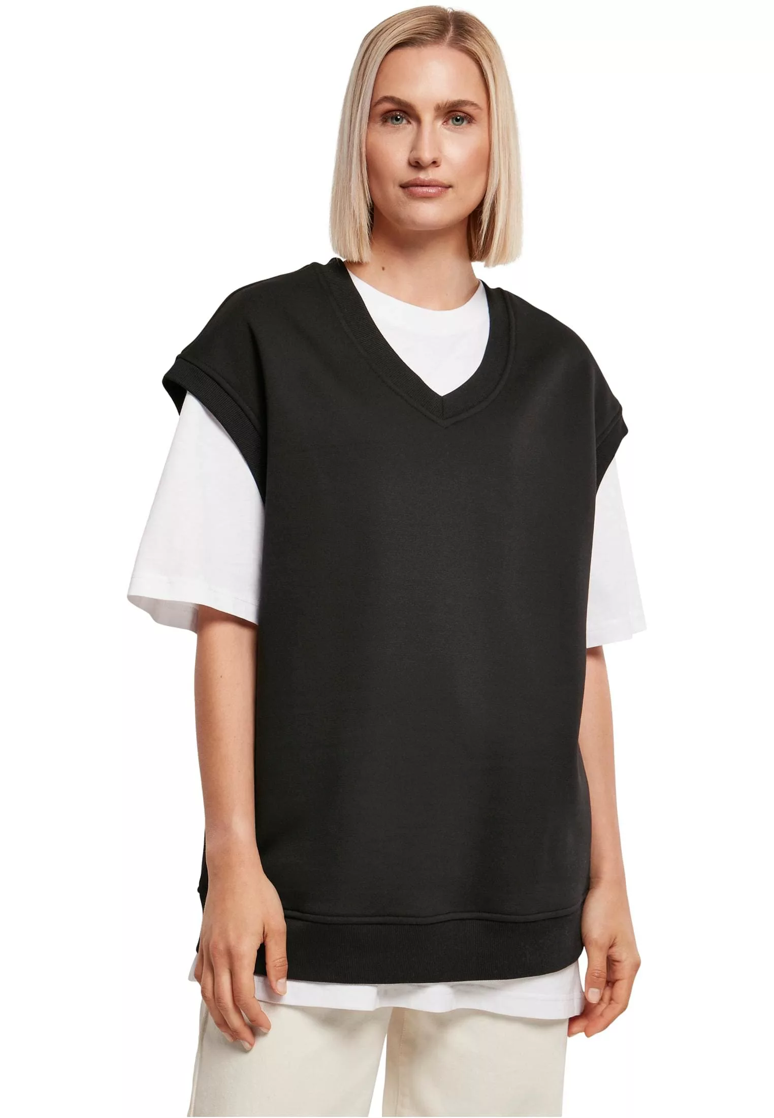 URBAN CLASSICS Sweatshirt "Damen Ladies Oversized Sweat Slipover", (1 tlg.) günstig online kaufen