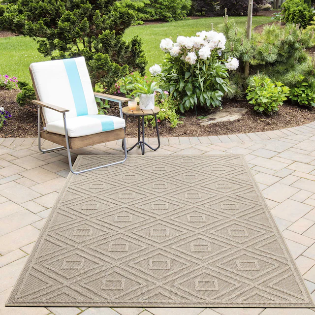 Ayyildiz Teppiche Outdoorteppich »PATARA 4956«, rechteckig, 8 mm Höhe, Läuf günstig online kaufen