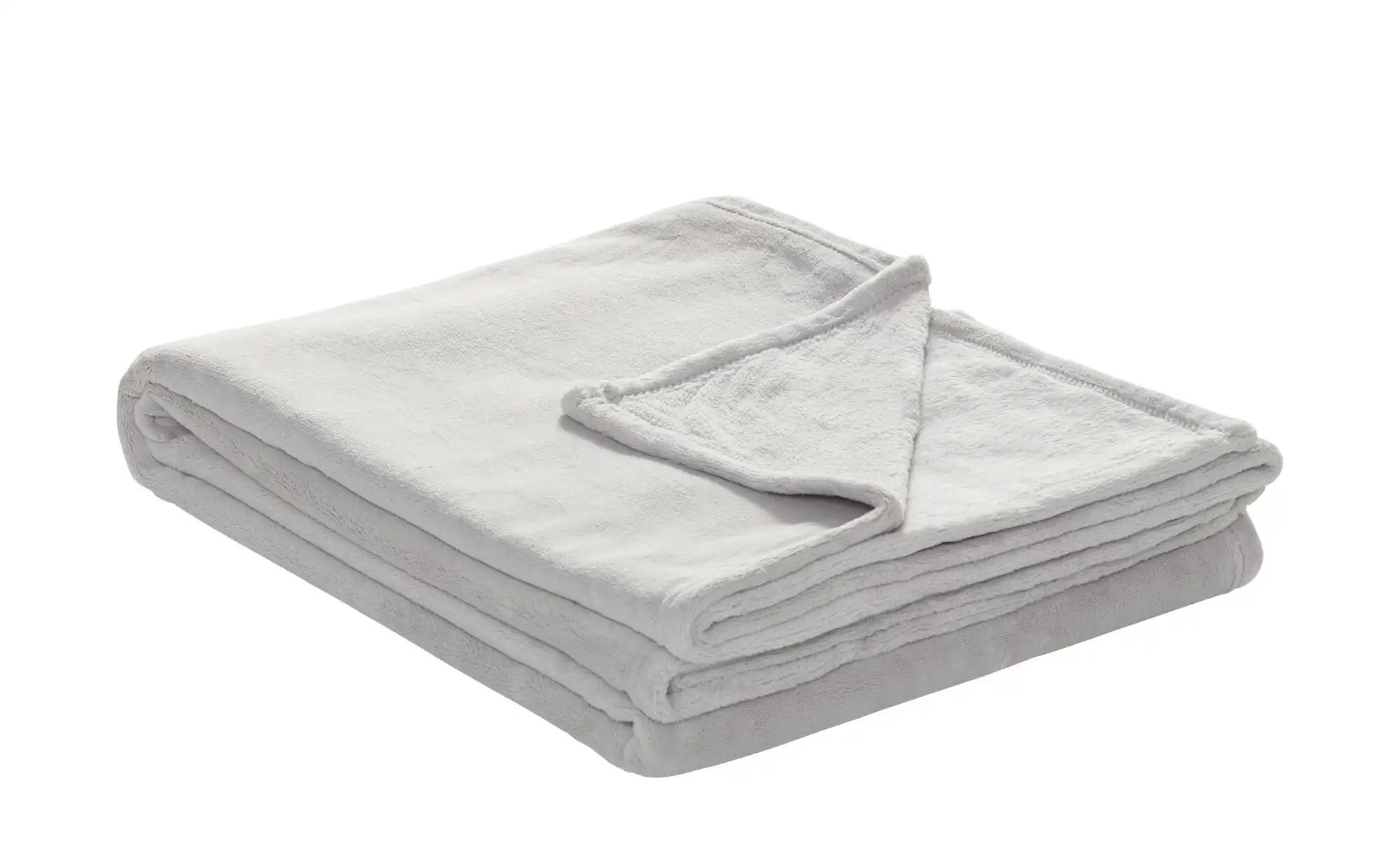 IBENA Kuschelsoft Decke  s.Oliver ¦ silber ¦ Synthetik ¦ Maße (cm): B: 150 günstig online kaufen