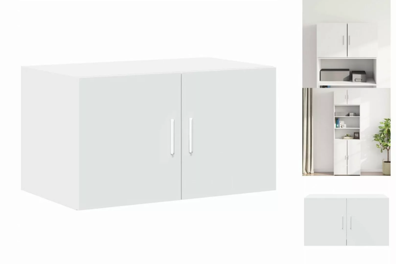 vidaXL Mehrzweckschrank Mehrzweckschrank Wandschrank Weiß 70x42,5x40 cm Hol günstig online kaufen