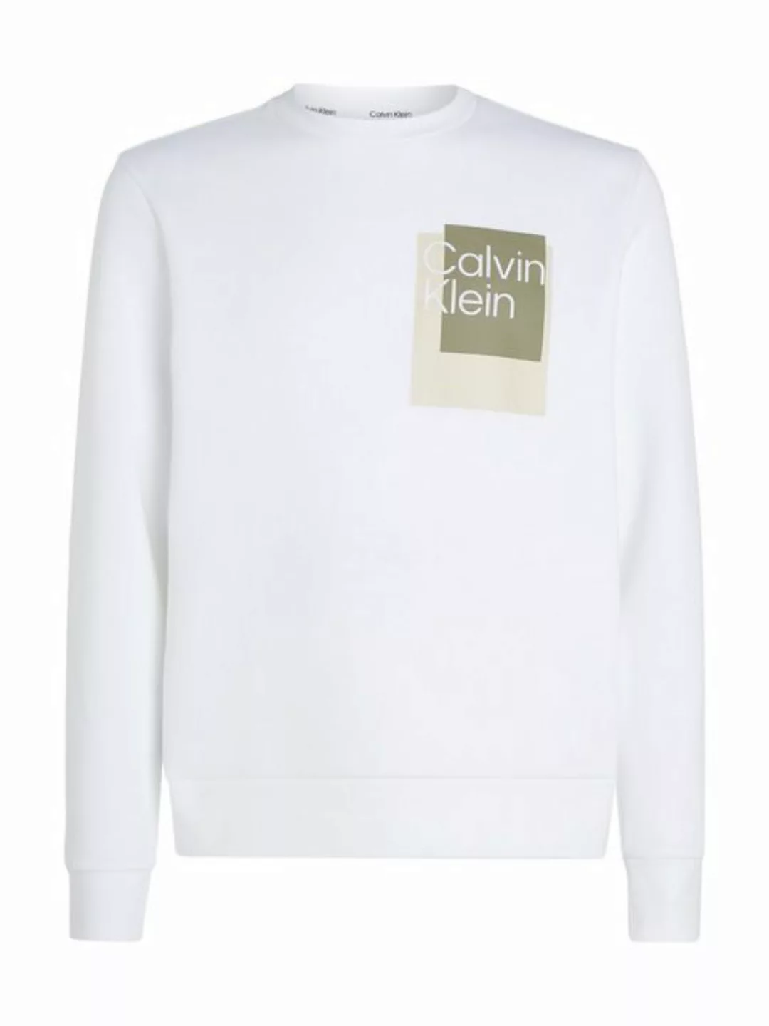 Calvin Klein Sweatshirt OVERLAY BOX LOGO SWEATSHIRT günstig online kaufen