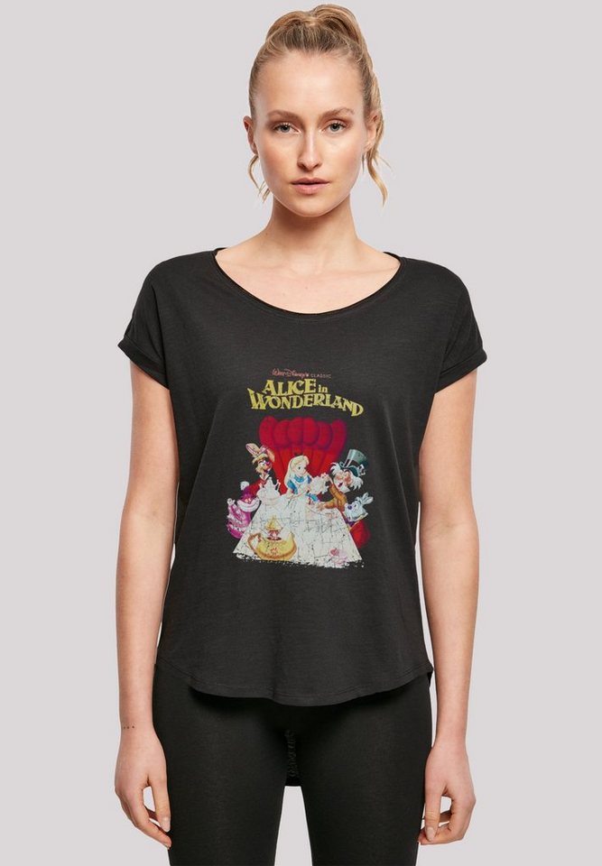 F4NT4STIC T-Shirt Alice im Wunderland Retro Poster Print günstig online kaufen