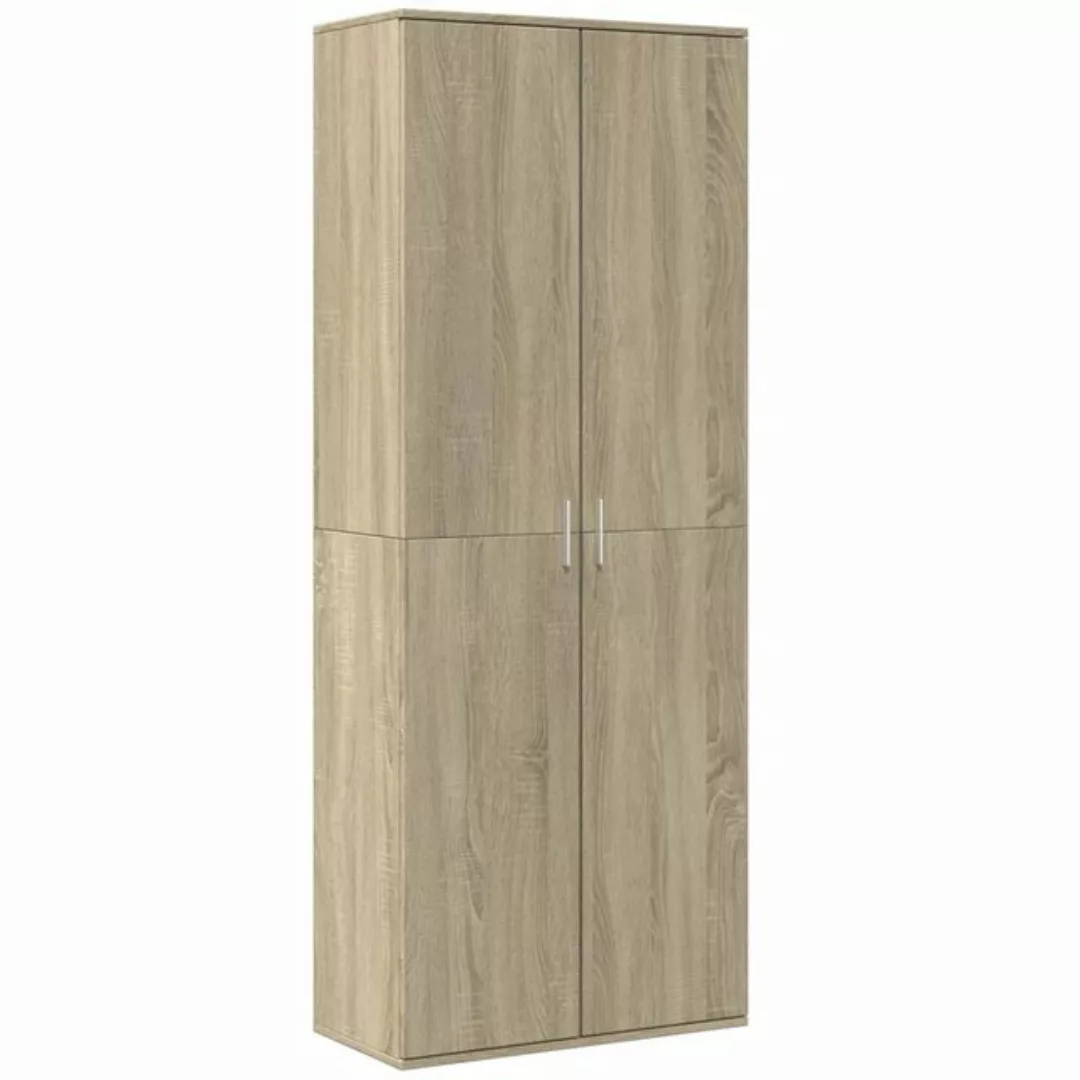 vidaXL Kleiderschrank Kleiderschrank Sonoma-Eiche 70x35x180 cm Holzwerkstof günstig online kaufen