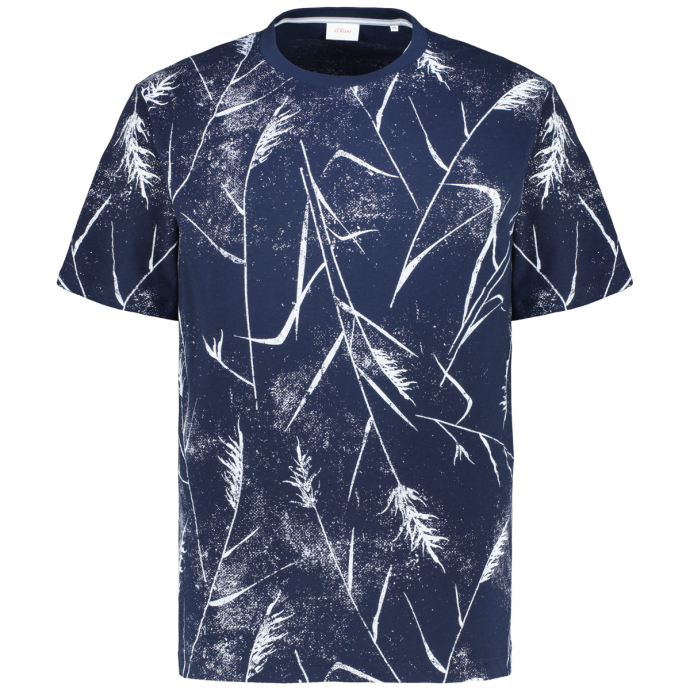 s.Oliver T-Shirt mit Allover-Print günstig online kaufen