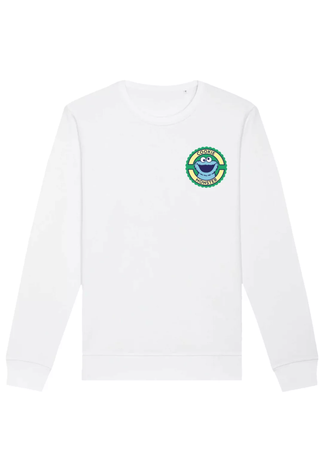 F4NT4STIC Sweatshirt "Sesamstraße Cookie Monster Sticker", Premium Qualität günstig online kaufen