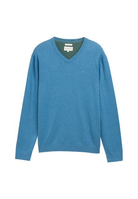 TOM TAILOR Strickpullover Pullover Strickpullover V-Neck (1-tlg) günstig online kaufen