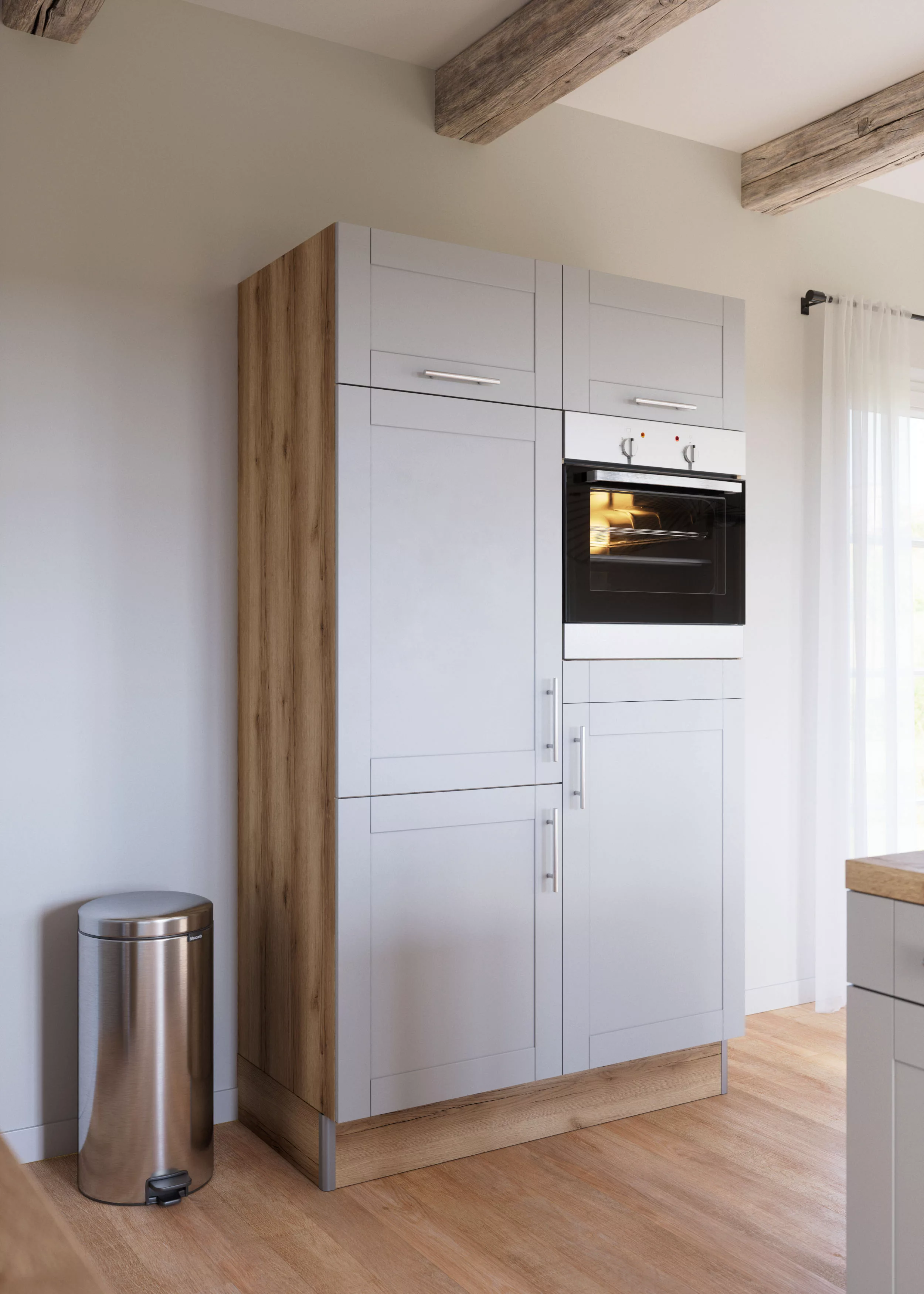 KOCHSTATION Küche "KS-Ahus, Back-/Kühlmodul", Breite 120 cm, wahlw. mit E-G günstig online kaufen