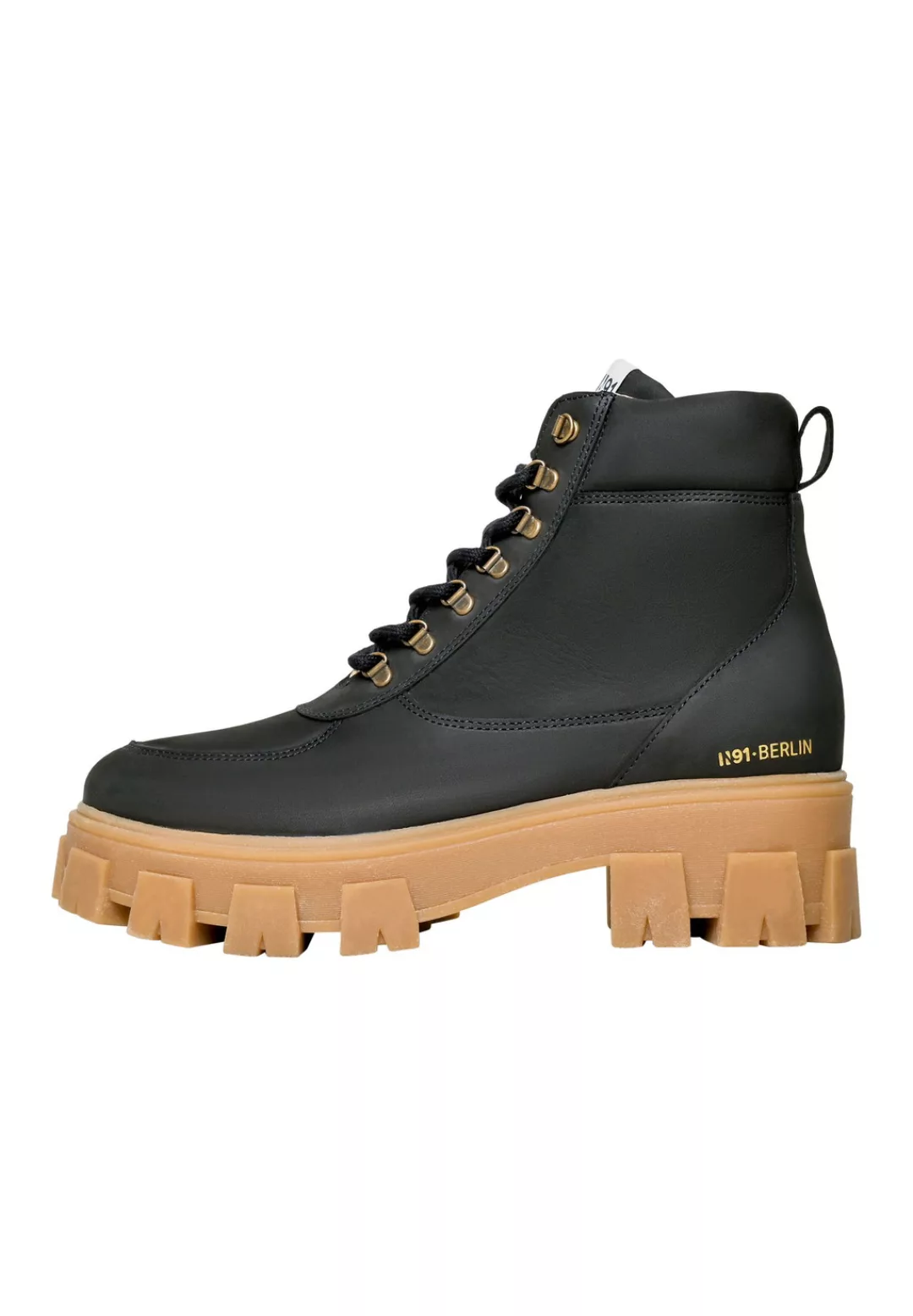 N91 Schnürboots "Style Choice HI Businessschuh", Damen Schnürboots Leder ha günstig online kaufen