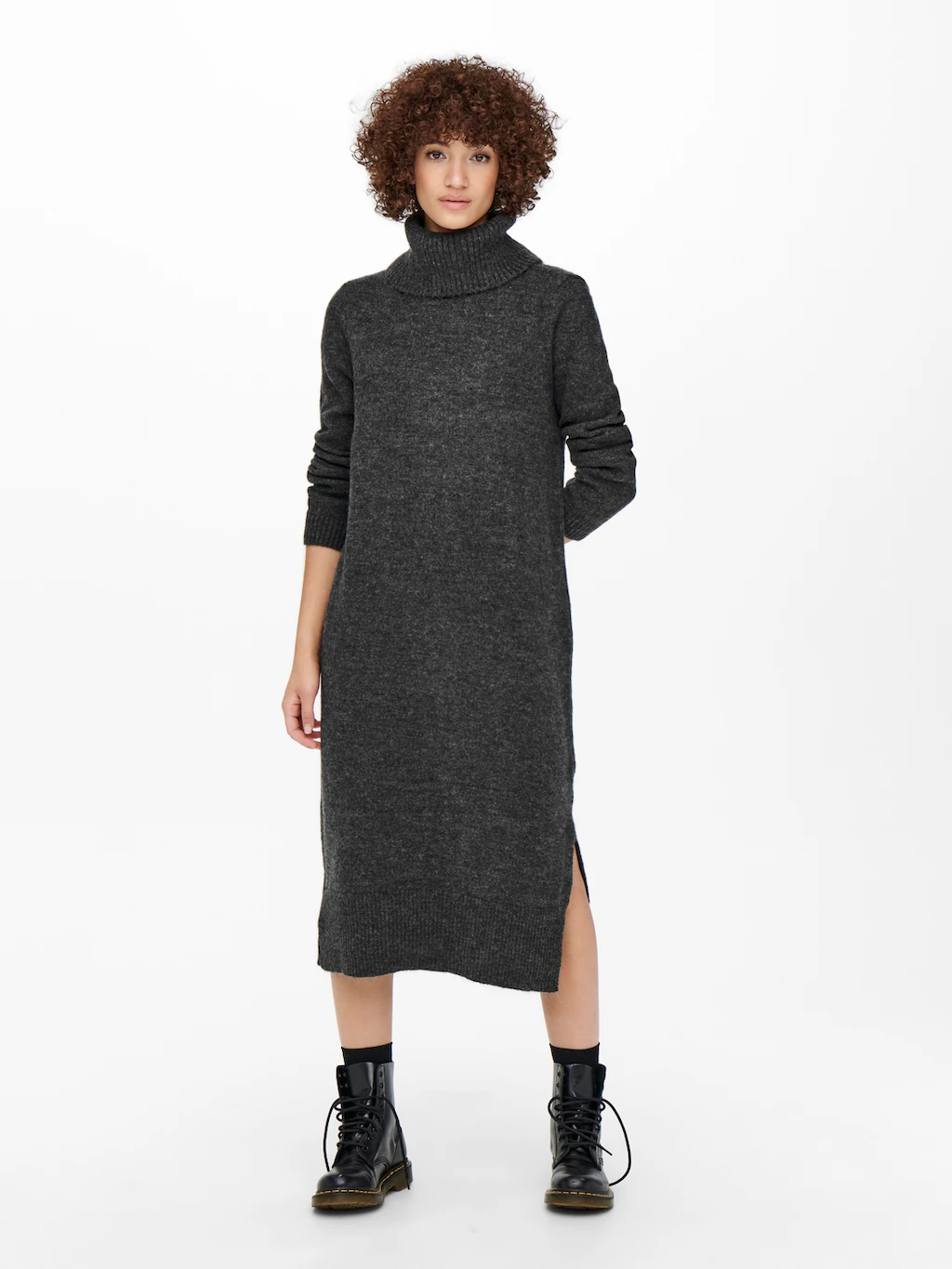 ONLY Strickkleid "ONLBRANDIE L/S ROLL NECK DRESS" günstig online kaufen