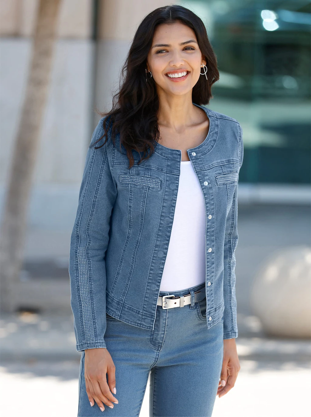 Classic Basics Jeansblazer "Jeans-Blazer" günstig online kaufen