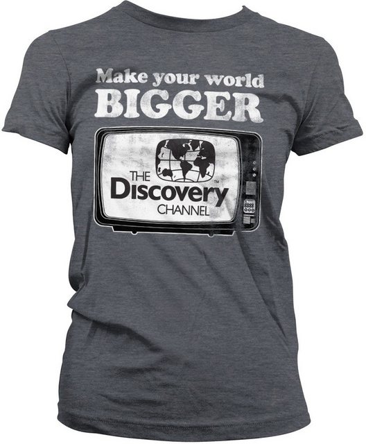 Discovery T-Shirt Make Your World Bigger Girly Tee günstig online kaufen