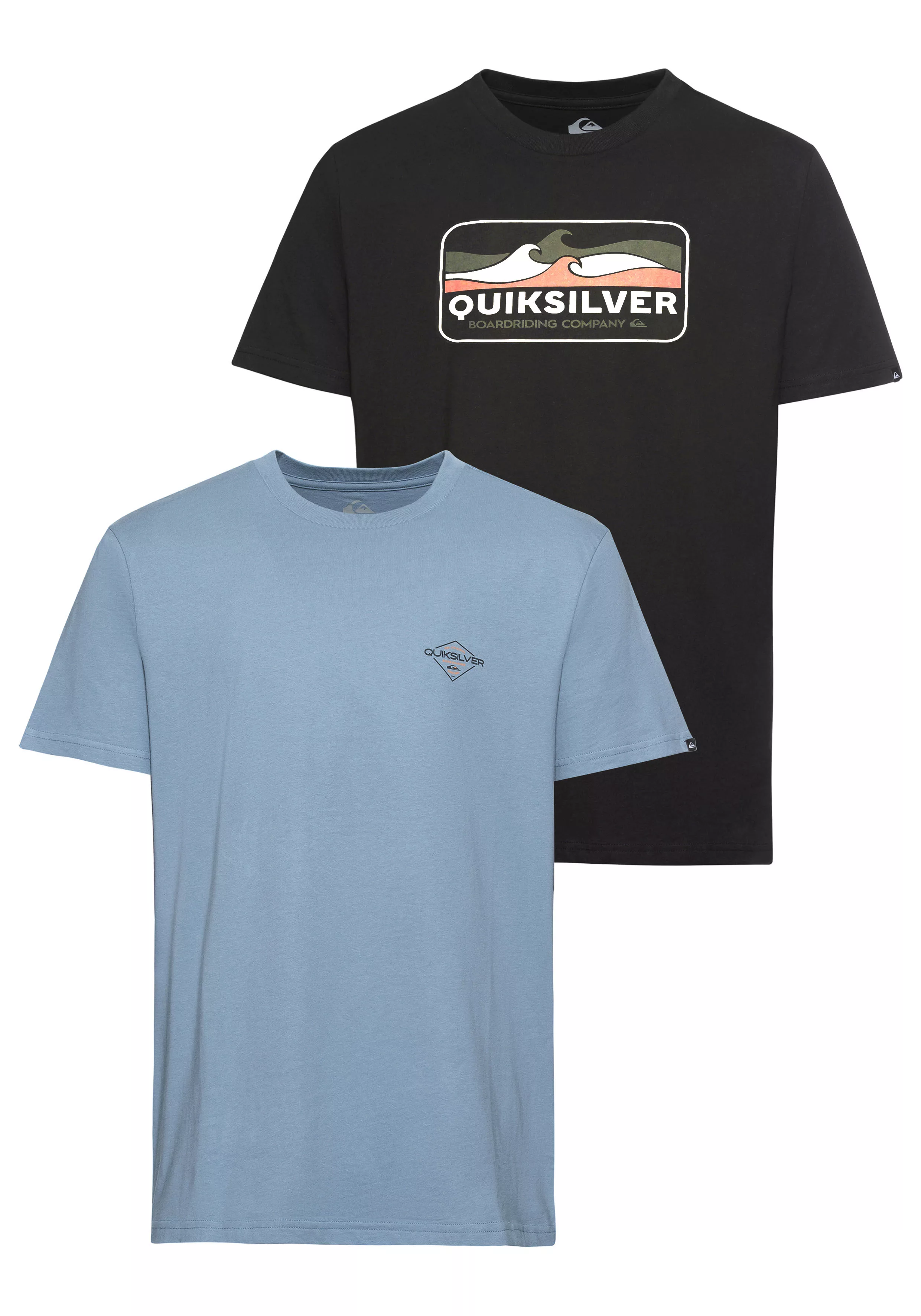 Quiksilver T-Shirt (Packung, 2-tlg., 2er-Pack) günstig online kaufen