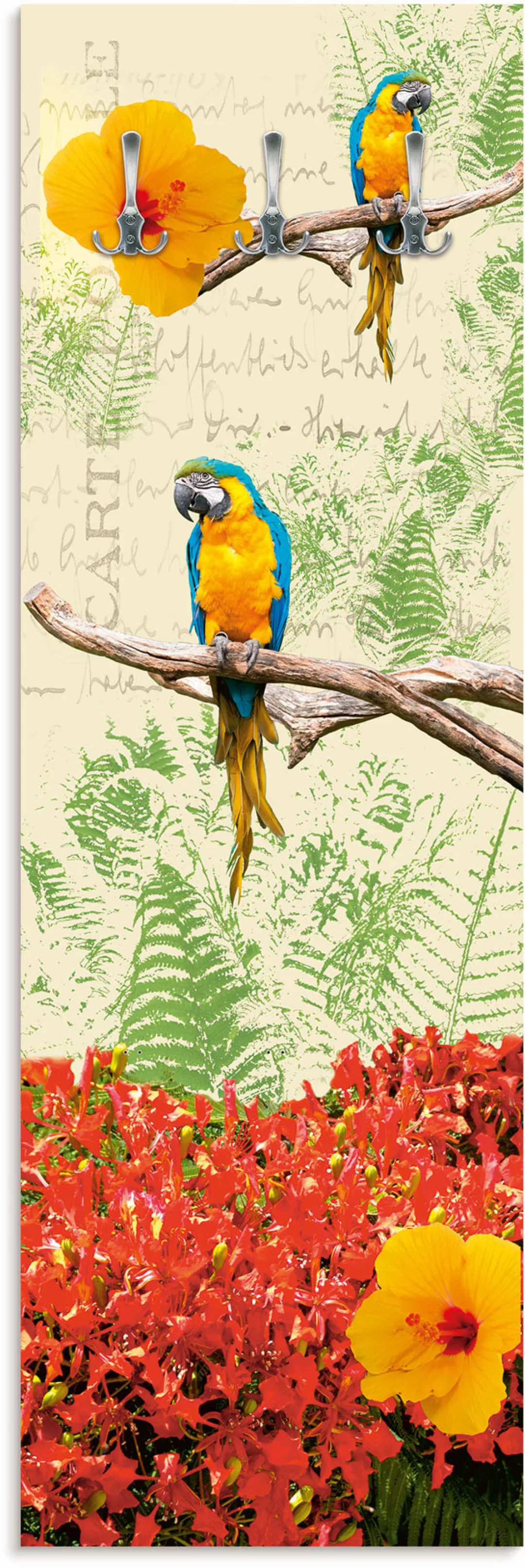 Artland Garderobenleiste »Papagei«, teilmontiert günstig online kaufen
