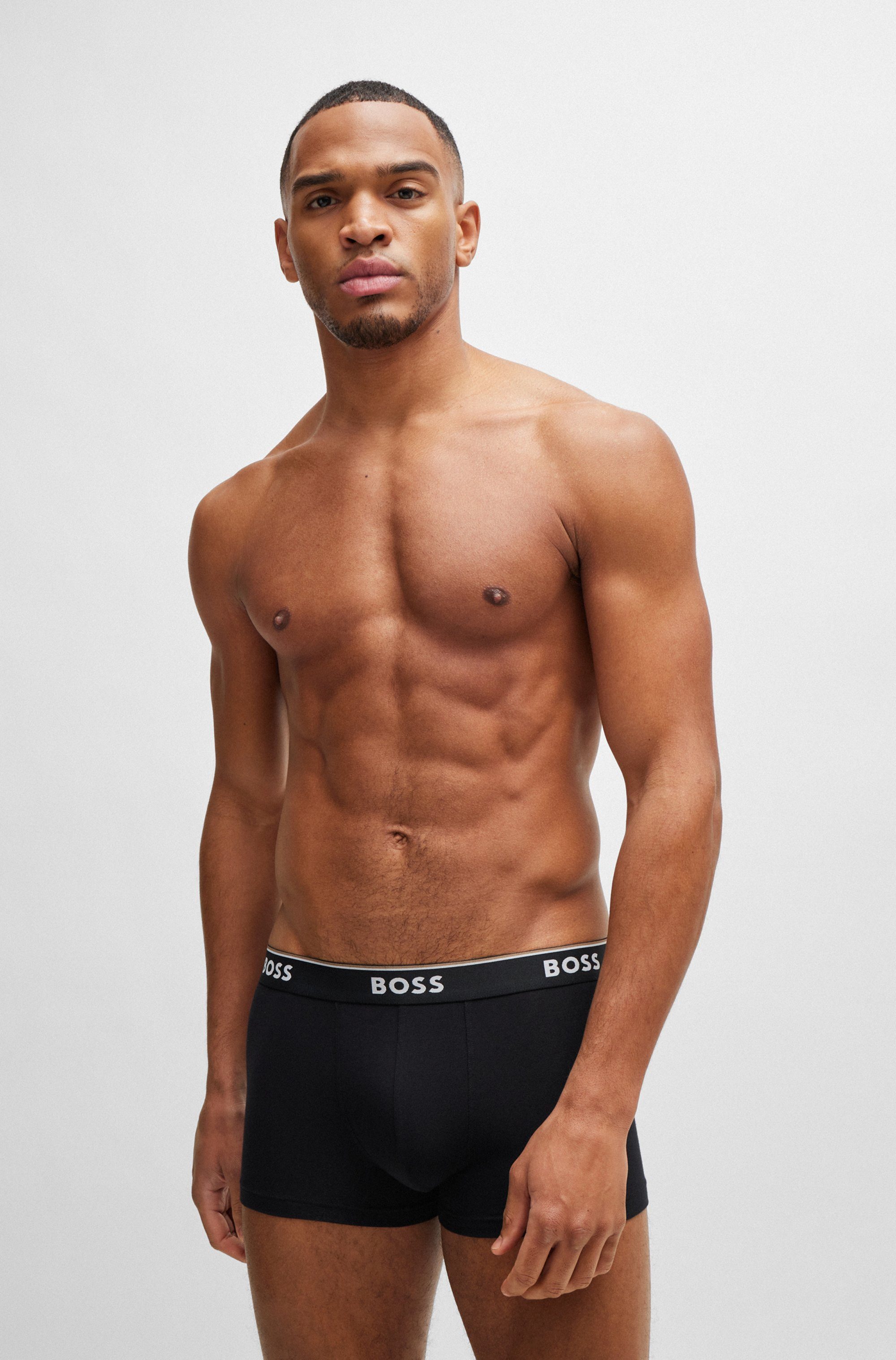 BOSS Boxer "TRUNK 3 PACK", (3 St.), BOSS Schriftzug auf dem Bund günstig online kaufen