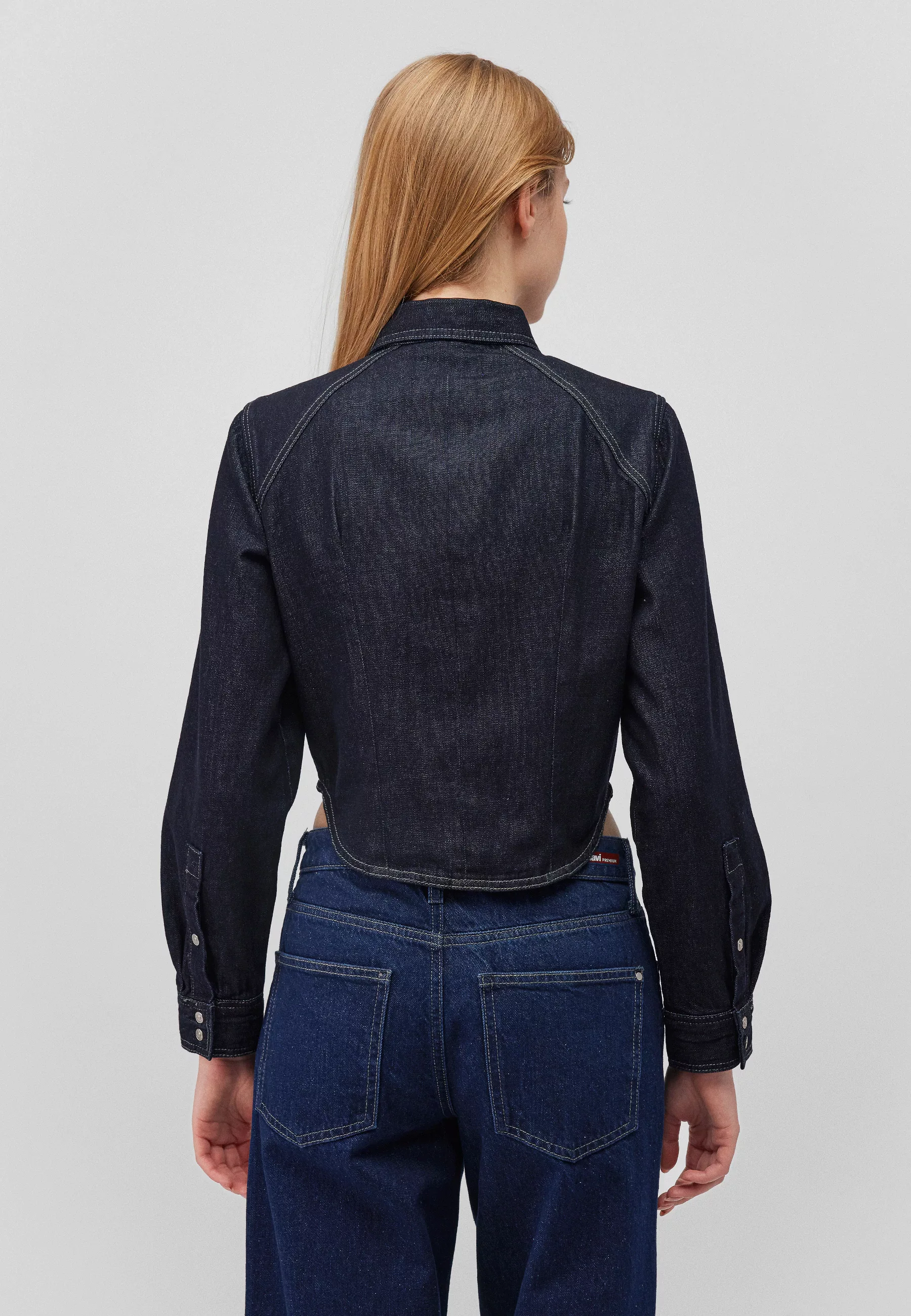 Mavi Jeansbluse "KREUZBERG", Denim Fitted Blouse günstig online kaufen