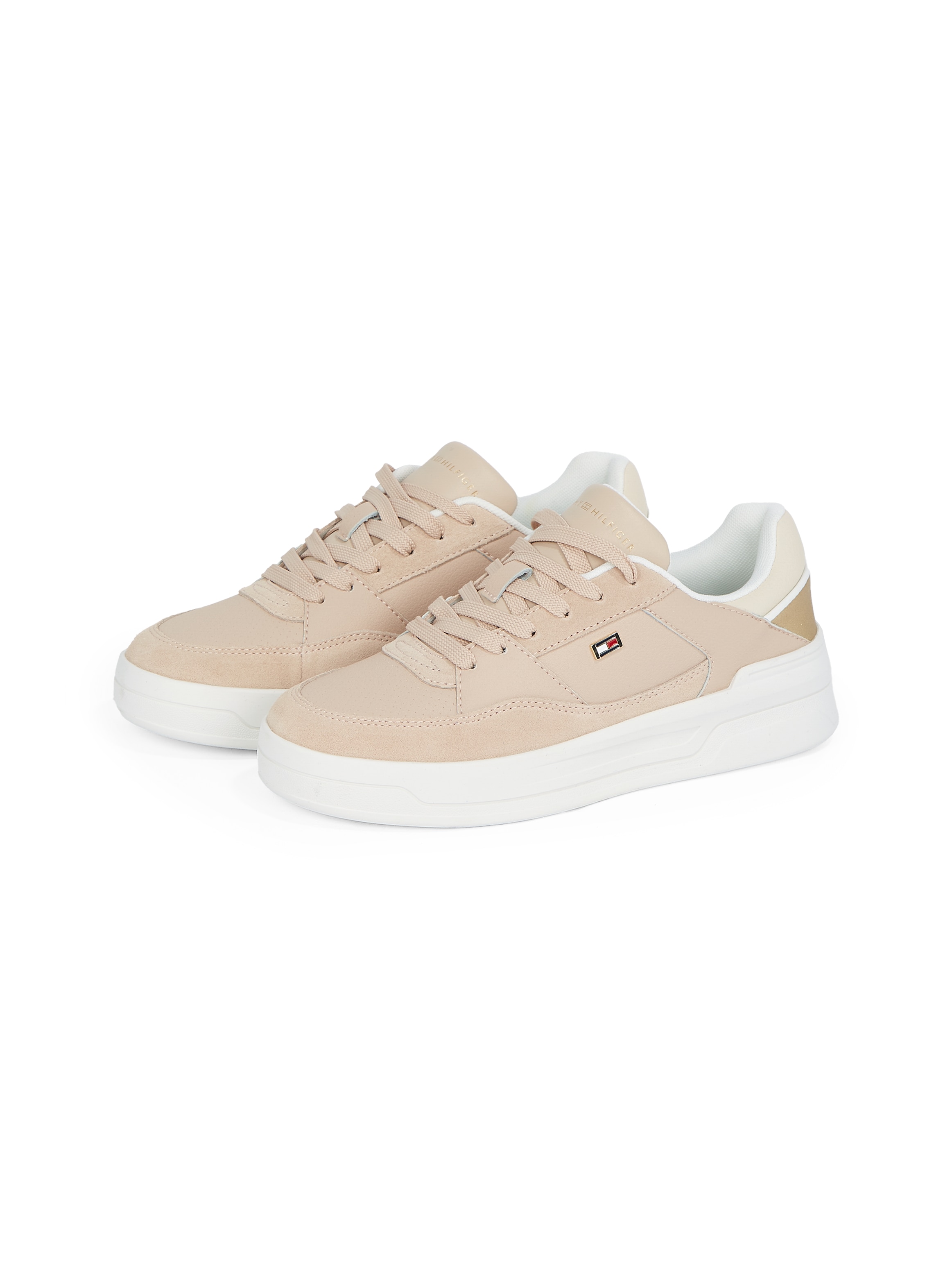 Tommy Hilfiger Plateausneaker "ESSENT BASKET SNEAKER METALLIC", Freizeitsch günstig online kaufen