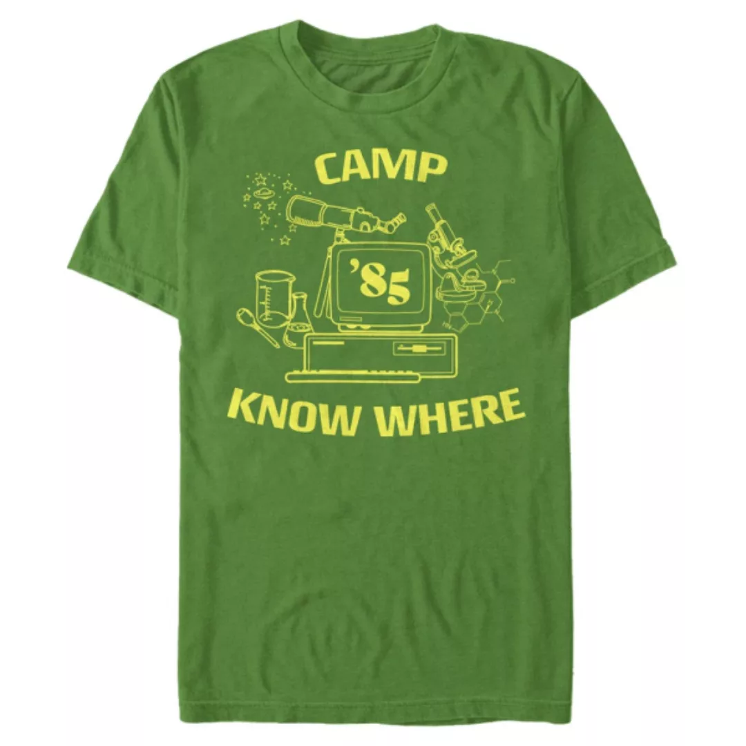 Netflix - Stranger Things - Logo Camp Know Where - Männer T-Shirt günstig online kaufen