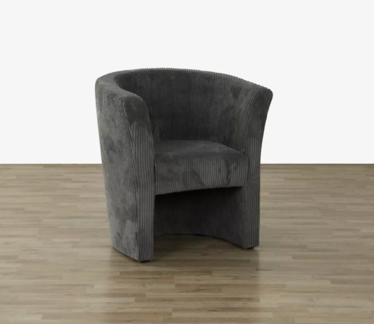 Sessel ca. 75x83x67 Cord Grau günstig online kaufen