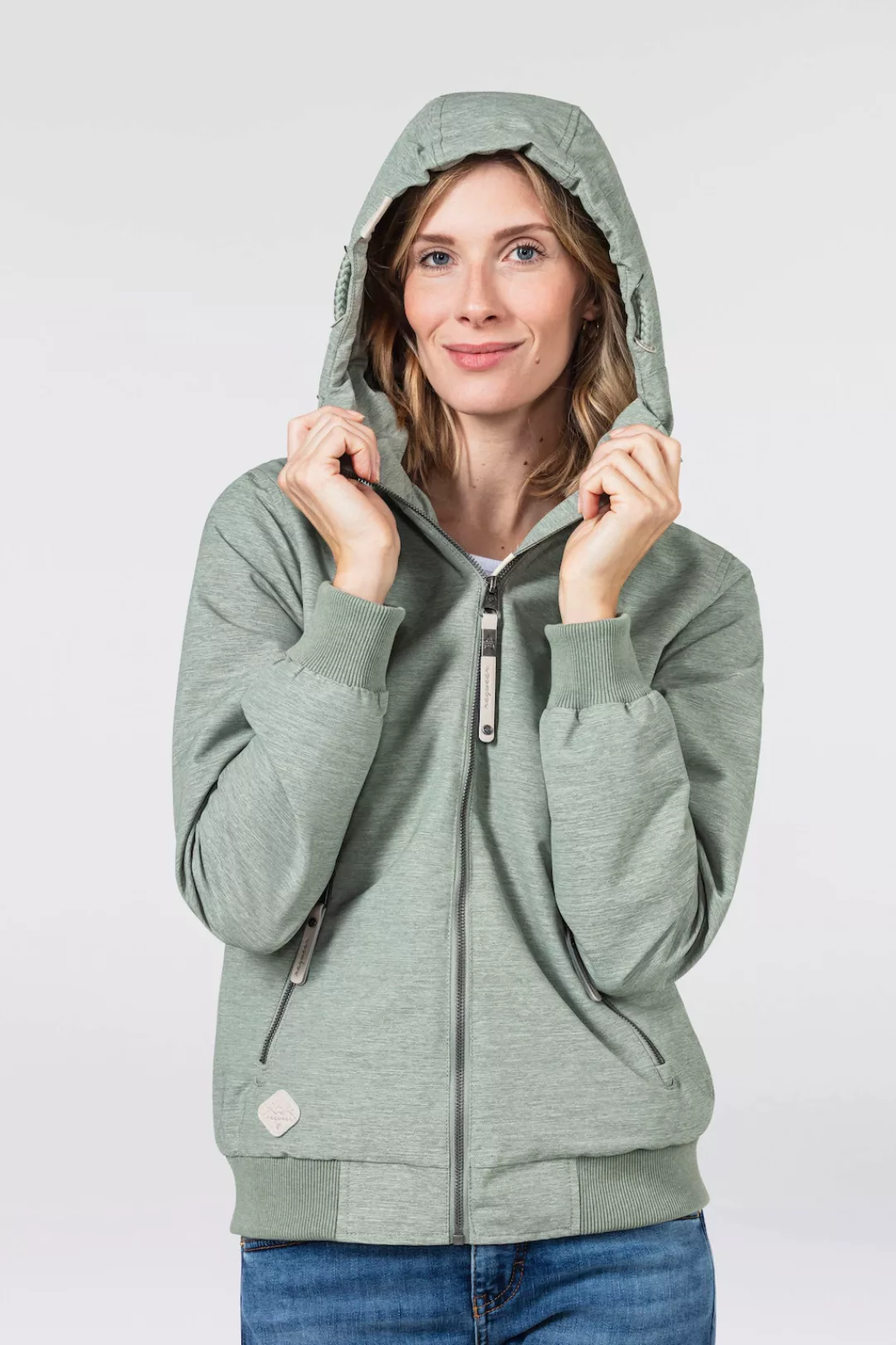 Ragwear Funktionsjacke "NUGGIE OMBRE O", mit Kapuze, Übergangsjacke aus was günstig online kaufen