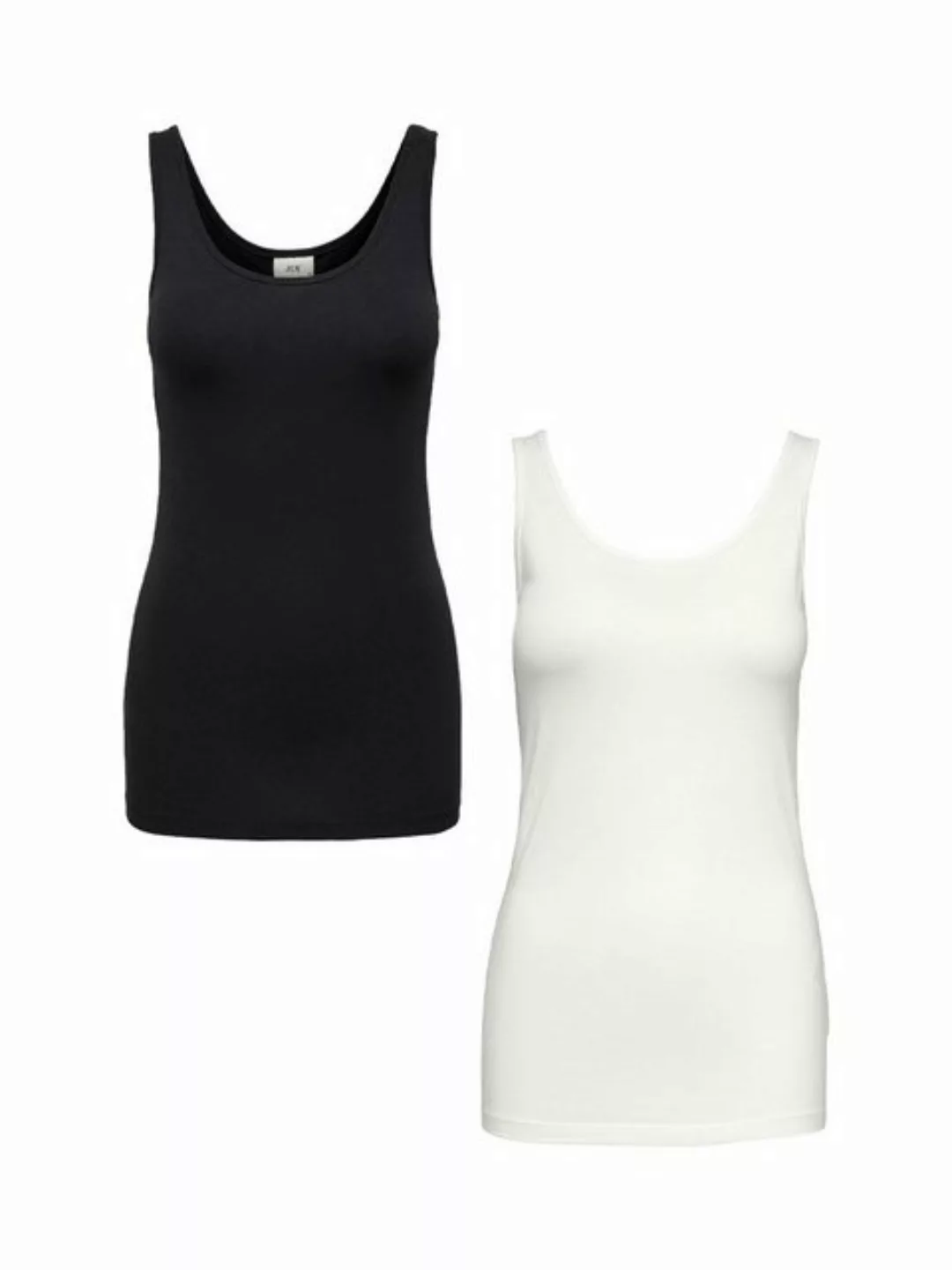 JACQUELINE de YONG Shirttop Tank Top 2-er Stück Pack Ärmelloses Basic Shirt günstig online kaufen