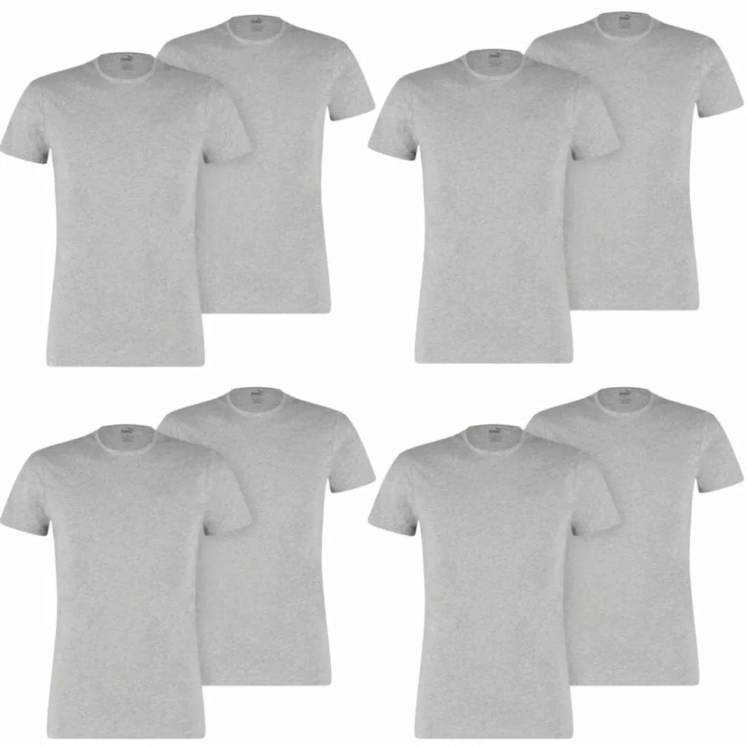 Puma Herren 2er Pack T-Shirt Round Neck Kurzarm Einfarbig Rundhals, Größen: günstig online kaufen