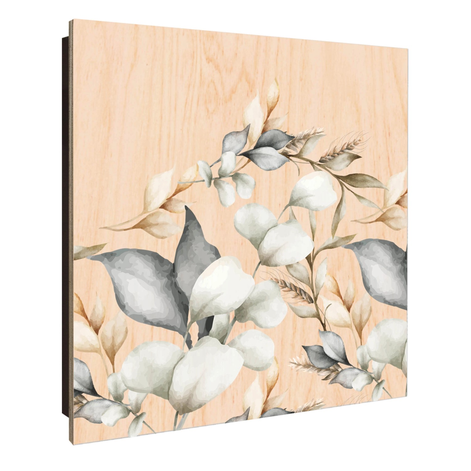 Banjado Großer Schlüsselkasten Holz 30x30cm Schwarz Scharnier Links 50 Hake günstig online kaufen