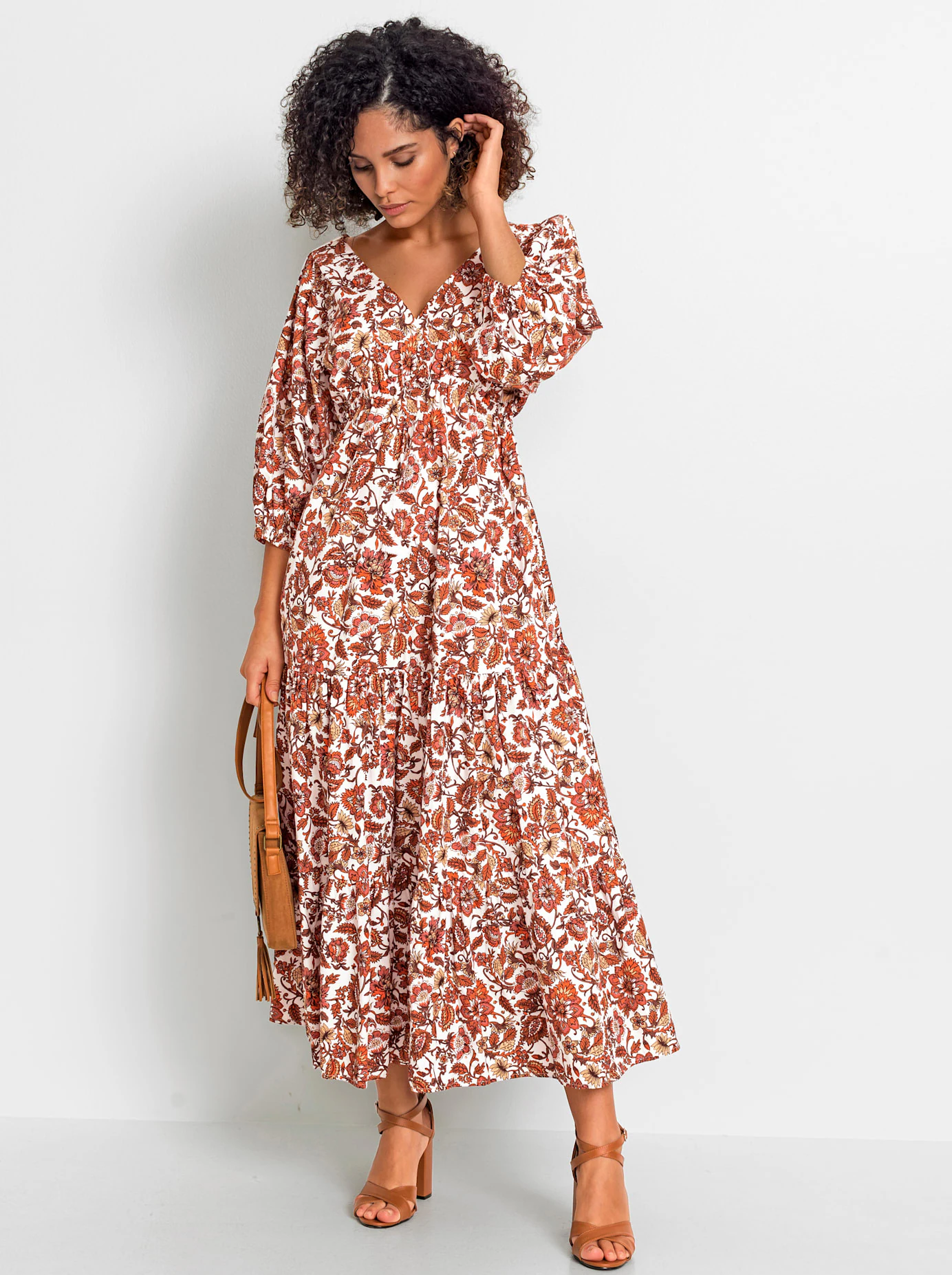 Inspirationen A-Linien-Kleid "Druck-Kleid" günstig online kaufen