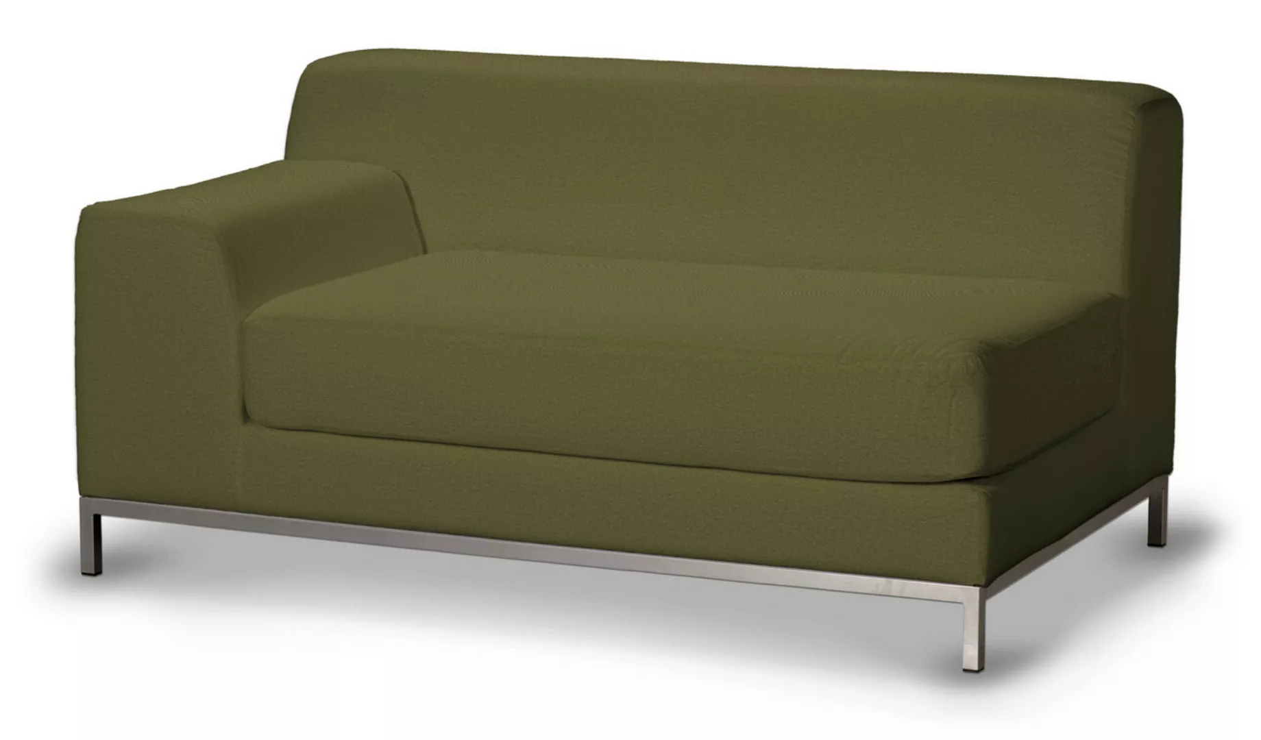 Bezug für Kramfors 2-Sitzer Sofa, Lehne links, olivgrün, Bezug für Kramfors günstig online kaufen