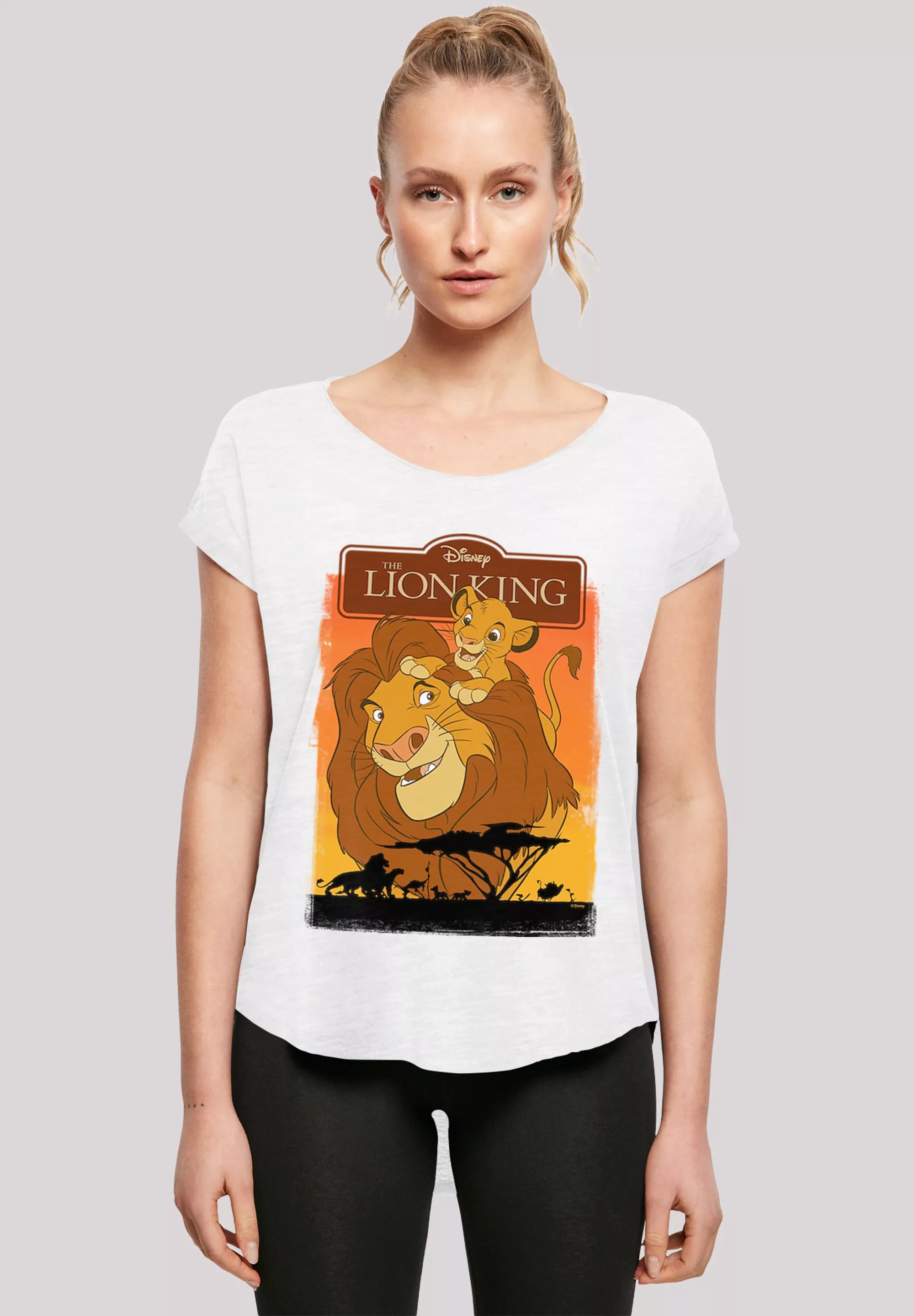 F4NT4STIC T-Shirt "Der König der Löwen Simba und Mufasa", Damen,Premium Mer günstig online kaufen